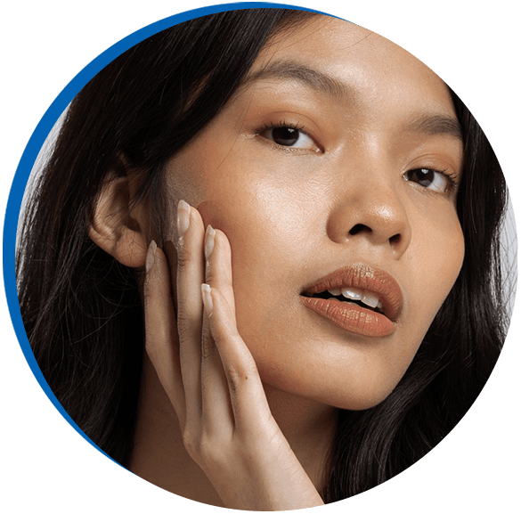 img of a woman with beautiful skin