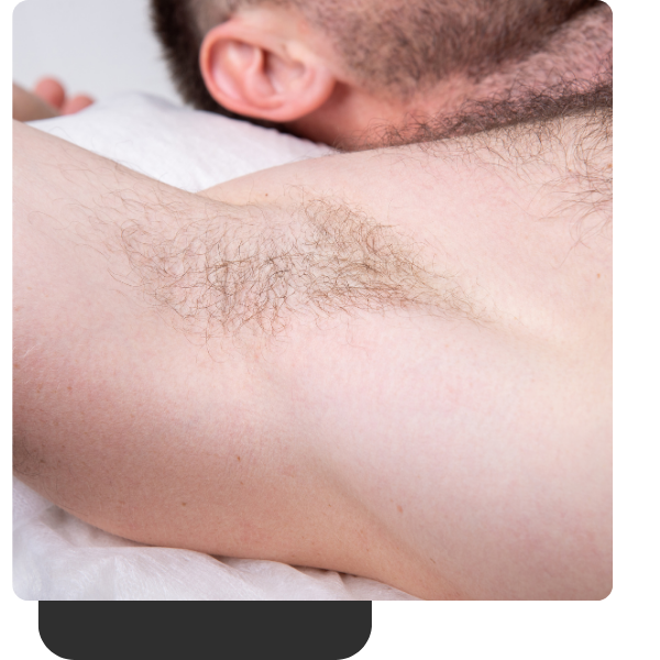 mans armpit