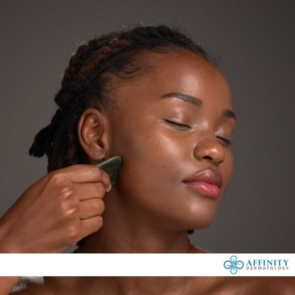 woman with smooth skin